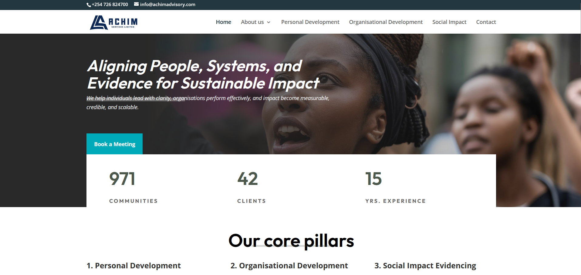 Achim Services Portfolio Website photo 2