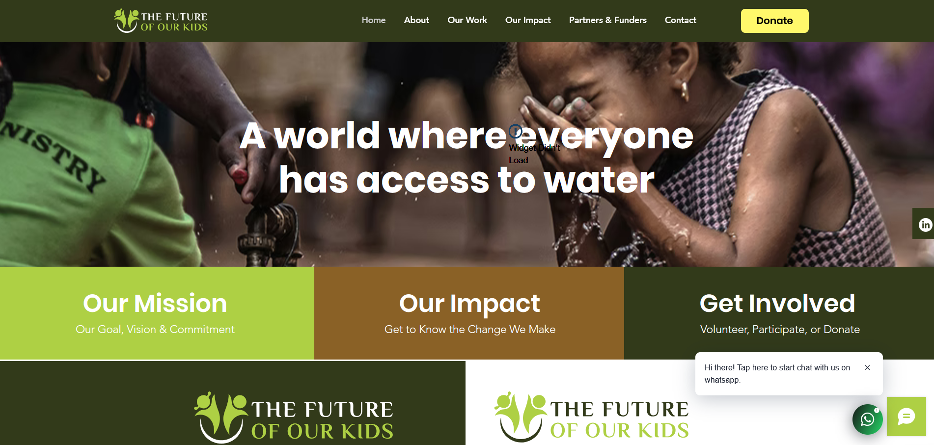 The Future of Our Kids Foundation Website photo 2